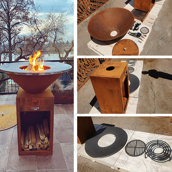 Bbq Cast Iron Stove For Outdoor Garden Set Burner Ring Agencies
